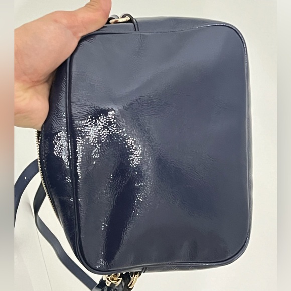 Gucci Blue Patent Soho Disco Bag - Picture 8 of 15